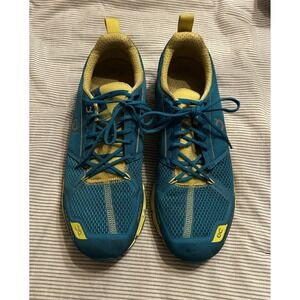 On Cloud Shoes Women 10.5 On Running Cloudtec Swiss Engineering Blue Sneaker